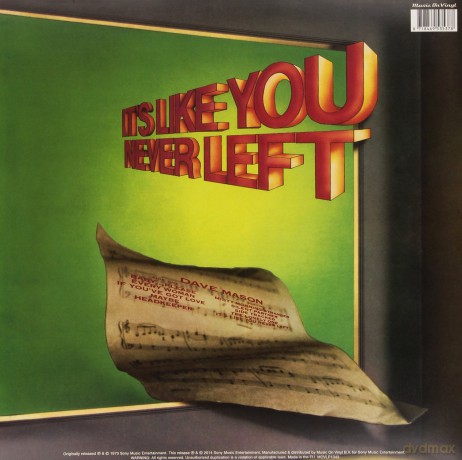 Dave Mason: It'S Like You Never Left [Winyl]