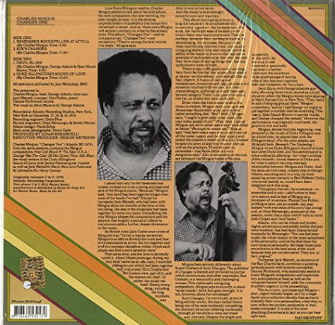 Charles Mingus: Changes One [Winyl]