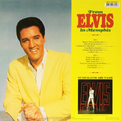 Elvis Presley: From Elvis In Memphis [Winyl]