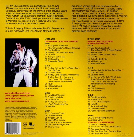Elvis Presley: Recorded Live On Stage [4xWinyl]