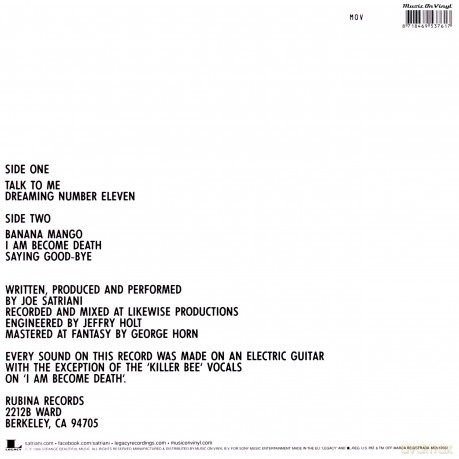 Joe Satriani: Joe Satriani Ep [Winyl]