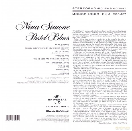 Nina Simone: Pastel Blues [Winyl]