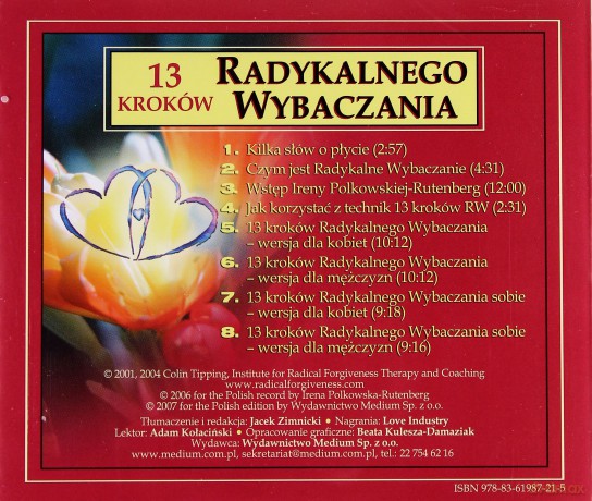 13 kroków do Radykalnego Wybaczania - Colin C. Tipping [AUDIOBOOK]