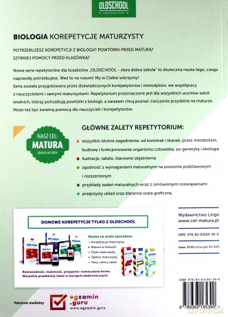 Biologia. Korepetycje maturzysty - Urszula Sokół [KSIĄŻKA]