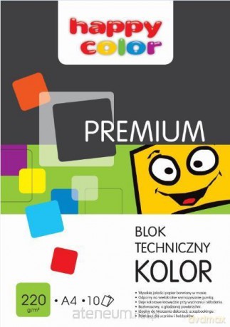 Blok techniczny kolor A4/10K Premium