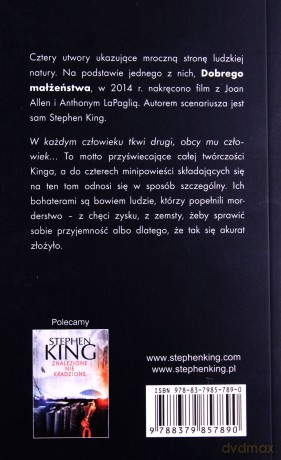 Czarna bezgwiezdna noc - Stephen King [KSIĄŻKA]