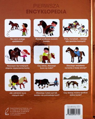 Encyklopedia dla dzieci. Konie i kucyki [KSIĄŻKA]