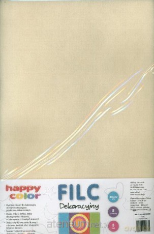 Filc dekoracyjny Ecru (5 szt)