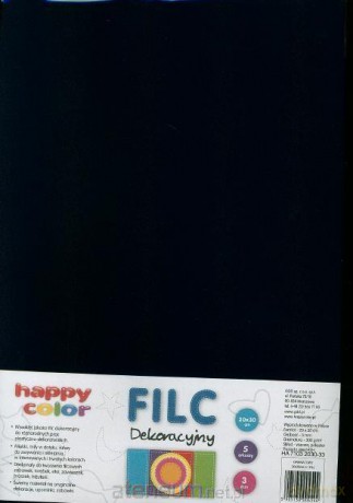 Filc dekoracyjny Granatowy (5 szt)