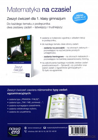 Matematyka gimnazjum 1 Na czasie Zbiór Zadań - Jerzy Janowicz [KSIĄŻKA]