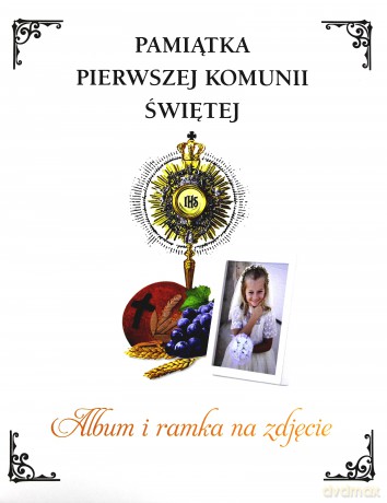 Pamiątka Pierwszej Komunii Świętej + ramka [KSIĄŻKA]