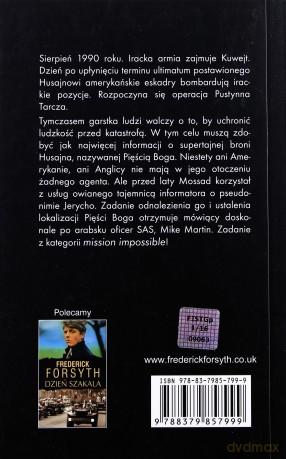 Pięść Boga - Frederick Forsyth [KSIĄŻKA]