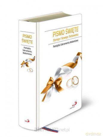 Pismo Święte Biblia dla rodziny - Ślub [KSIĄŻKA]