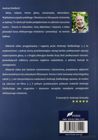 Praca głosem: Technika mowy i prezentacji - Andrzej Siedlecki [KSIĄŻKA]