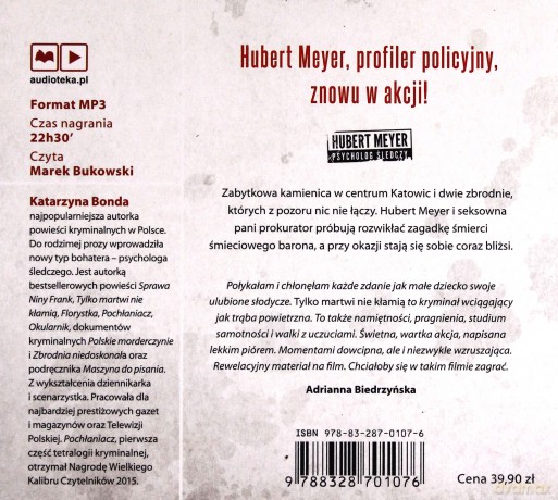 Tylko martwi nie kłamią - Katarzyna Bonda [AUDIOBOOK]