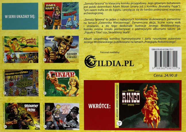 Z archiwum Jerzego Wróblewskiego 8 Zemsta faraona - Jerzy Wróblewski, Andrzej Białoszycki [KOMIKS]
