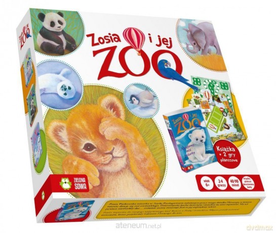 Zosia i jej ZOO. Książka z grą planszową - Anna Sobich-Kamińska [KSIĄŻKA]