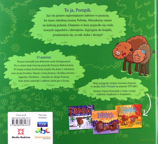 Żubr Pompik. Zapach wiosny - Tomasz Samojlik [KSIĄŻKA]