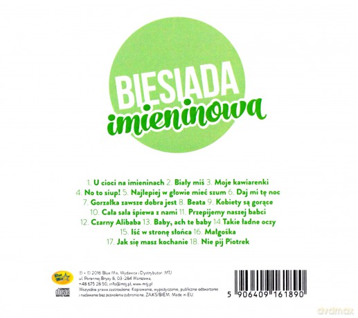 Biesiada best - imieninowa [CD]