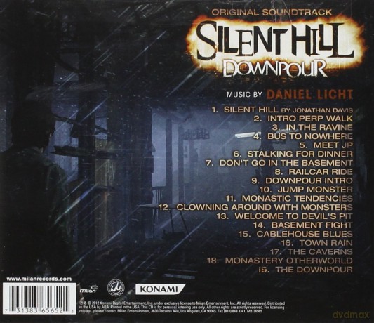 Silent Hill: Downpour soundtrack [CD]