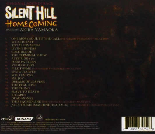 Silent Hill: Homecoming soundtrack [CD]