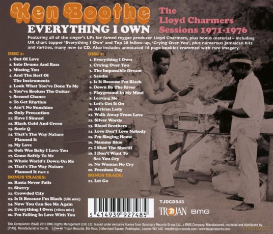 Ken Boothe: Everything I Own The Lloyd Charmers Sessions 1971-1976 [2CD]