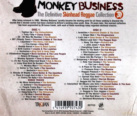 Monkey Business Skinhead Classics 1968-1970 [2CD]