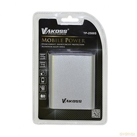 Power Bank Vakoss 10400 mAh Tp-2588S Srebrny
