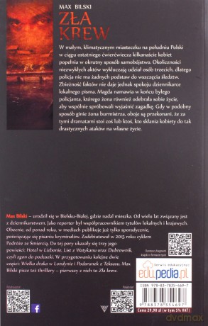 Zła krew - Max Bilski [KSIĄŻKA]