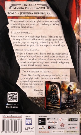 Jesienna republika (Tom 3) Trylogia magów prochowych - Brian Mcclellan [KSIĄŻKA]