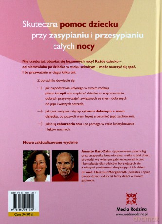 Każde dziecko może nauczyć się spać - Anette Kast-Zahn, Harmuth Morgenroth (twarda) [KSIĄŻKA]