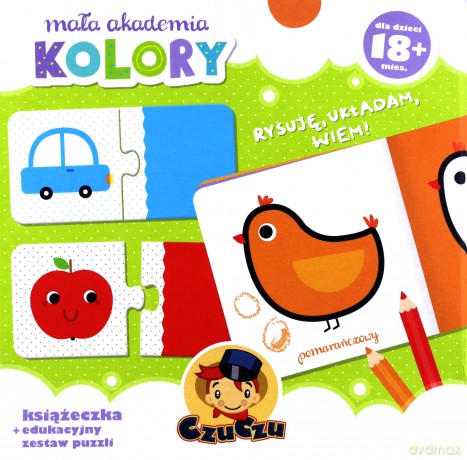 Mała akademia kolory 18m+ czuczu (twarda) [KSIĄŻKA]