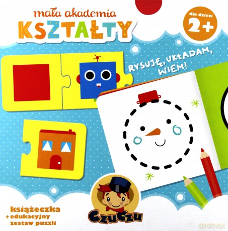 Mała akademia kształty 2+ czuczu (twarda) [KSIĄŻKA]