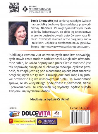 Modlitwy uzdrawiające życie. Boska moc rozświetlająca codzienność - Sonia Choquette [KSIĄŻKA]