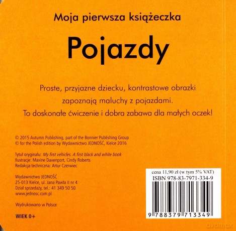 Pojazdy. Moja pierwsza książeczka - Maxine Davenport, Cindy Roberts (twarda) [KSIĄŻKA]