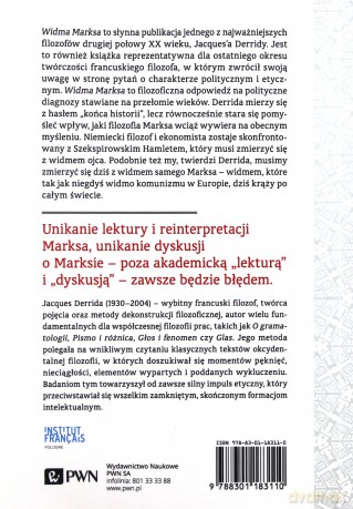 Widma Marksa. Stan długu. Praca żałoby i nowa międzynarodówka - Derrida Jacques [KSIĄŻKA]