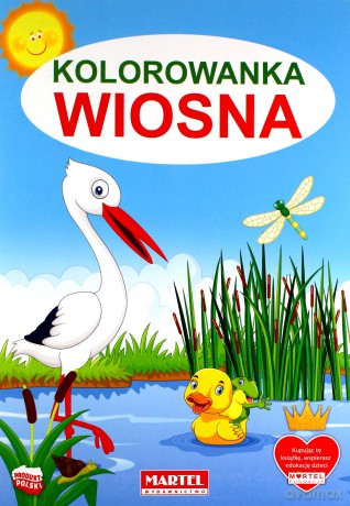 Wiosna. Kolorowanka [KSIĄŻKA]