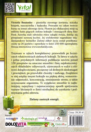Zielone koktajle smoothie dla zdrowia - Victoria Boutenko [KSIĄŻKA]