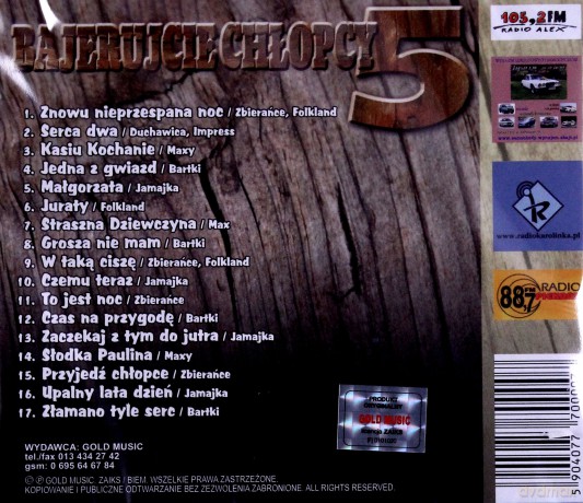Hity na wakacje: Bajerujcie Chłopcy 5 [CD]