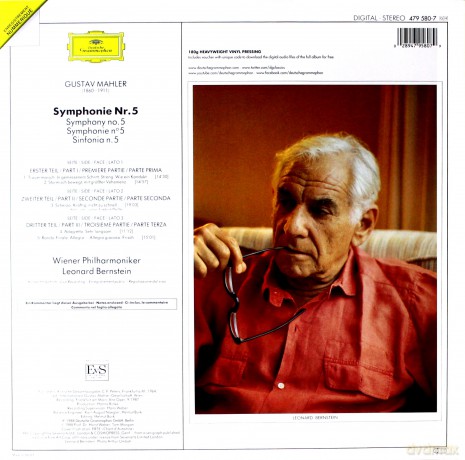 Leonard Bernstein: Mahler Symphony 5 [Winyl]