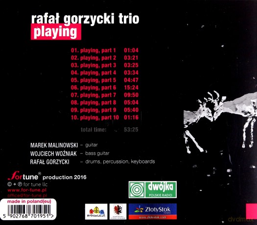 Rafał Gorzycki Trio: Playing [CD]