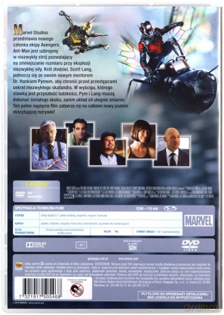 Ant-Man (Wydanie Specjalne z Plakatem) [DVD]