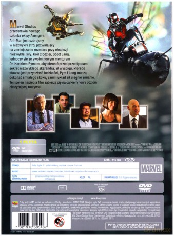 Ant-Man (Wydanie Specjalne z Plakatem) [DVD]