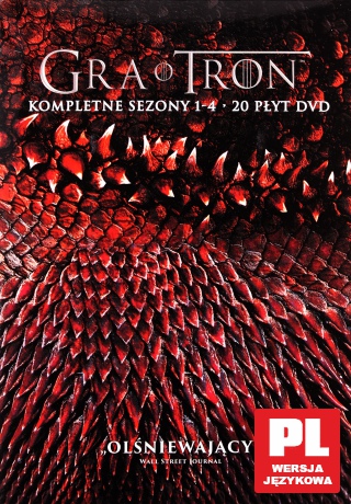 Gra o Tron Sezon 1-4 (Wydanie z Kartami) [20DVD]