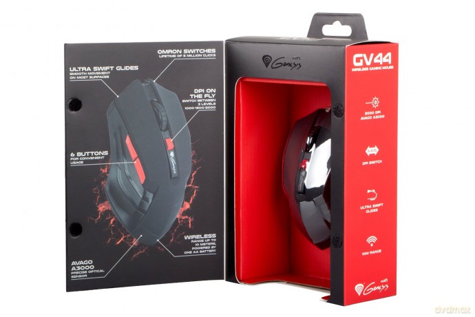Mysz Natec Genesis Gv44 Bezprzewodowa