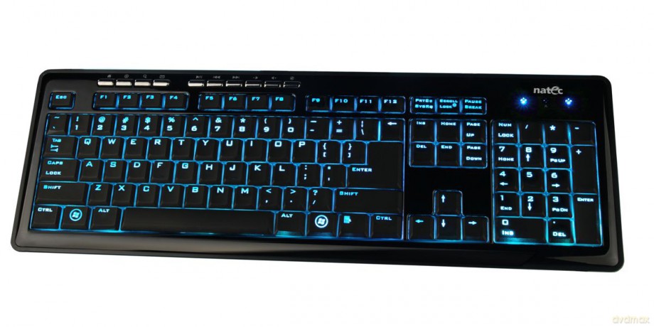 Klawiatura Natec Medusa 2 Podświetlana Black