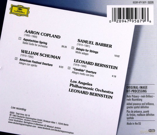 Leonard Bernstein: Copland, Bernstein (Originals) [CD]