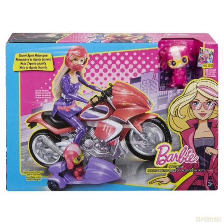 BARBIE Spy Motocykl Agentki