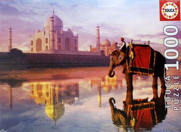 EDUCA 1000 el. Elephant at Taj Mahal [PUZZLE]
