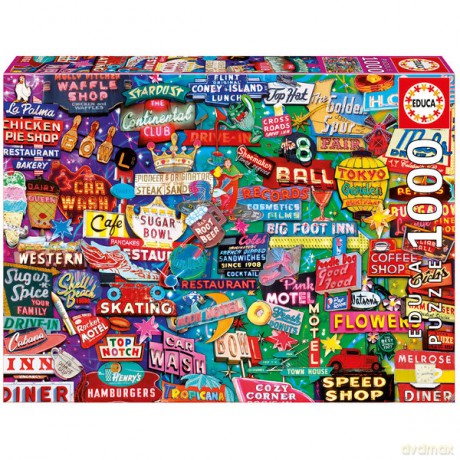 EDUCA 1000 el. Retro Neon Dream [PUZZLE]